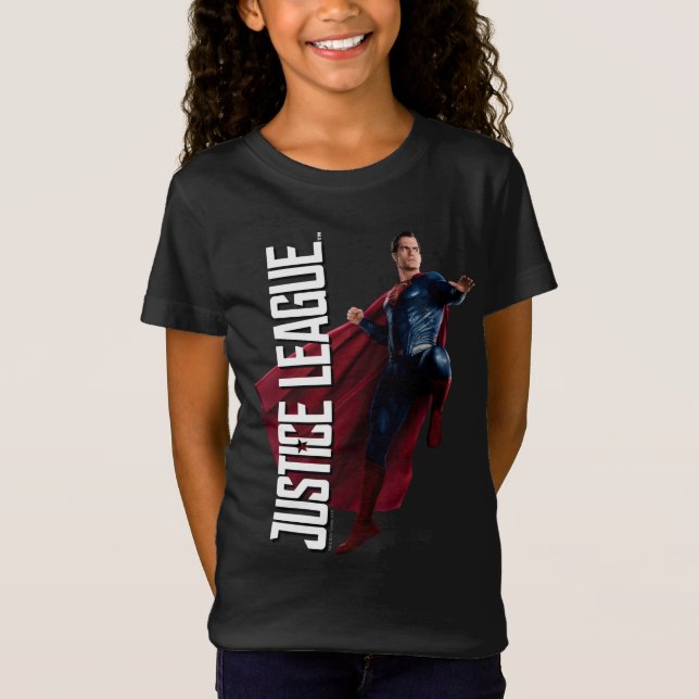 Justice League | Superman On Battlefield T-Shirt (Front)