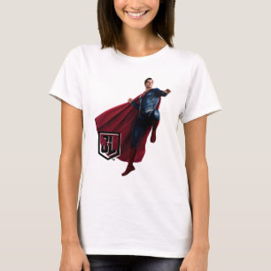Justice League Superman On Battlefield T-Shirt