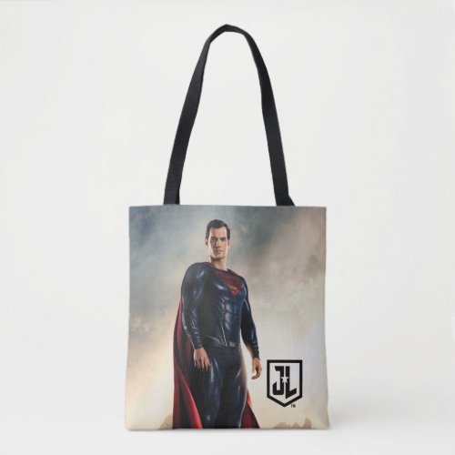 Justice League  Superman On Battlefield Tote Bag