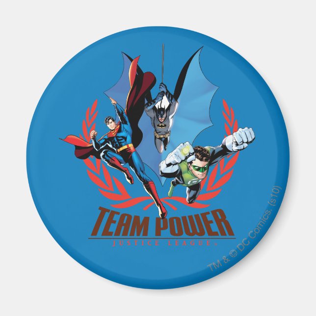 Justice League Team Power Magnet (Front)