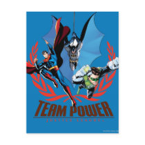 Justice League Team Power Postcard