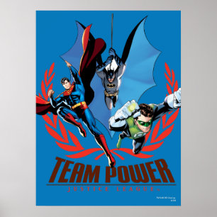 Justice League Team Power Poster