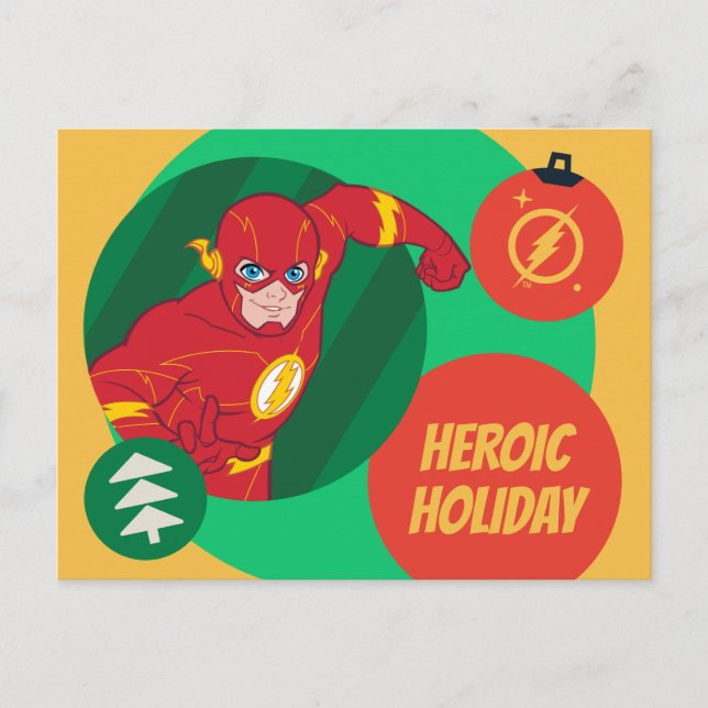 Justice League The Flash Holiday Bauble (Front)