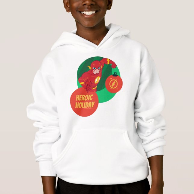 Justice League The Flash Holiday Bauble Hoodie (Front)