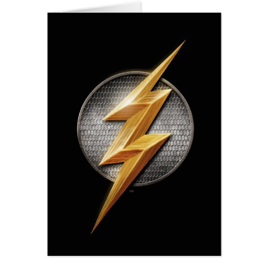 Justice League | The Flash Metallic Bolt Symbol Cards (Front)