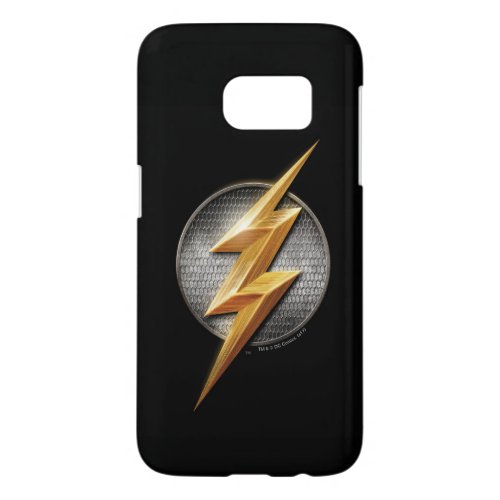 Justice League  The Flash Metallic Bolt Symbol Samsung Galaxy S7 Case