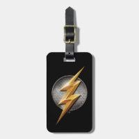 Justice League | The Flash Metallic Bolt Symbol Luggage Tag