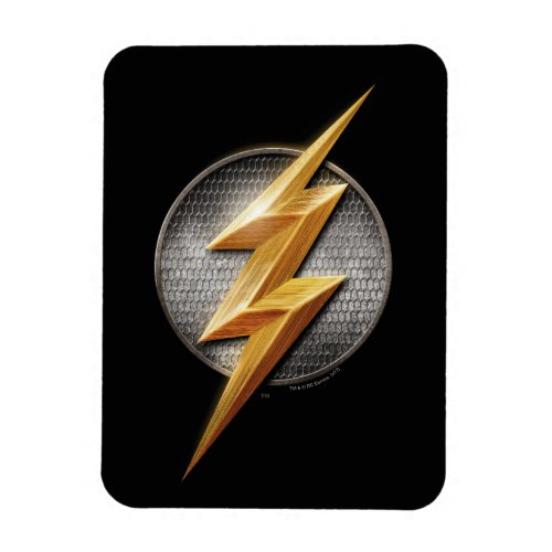 Justice League  The Flash Metallic Bolt Symbol Magnet