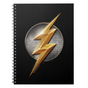 Justice League   The Flash Metallic Bolt Symbol Notebook