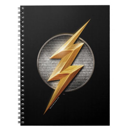 Justice League  The Flash Metallic Bolt Symbol Notebook