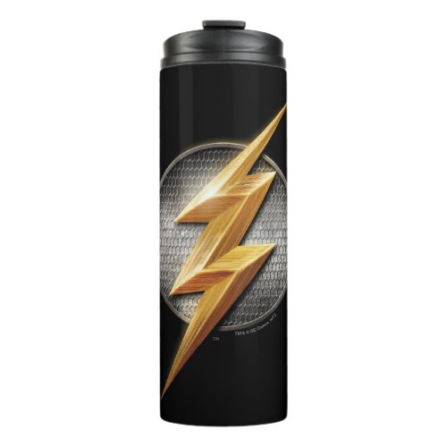 Justice League  The Flash Metallic Bolt Symbol Thermal Tumbler