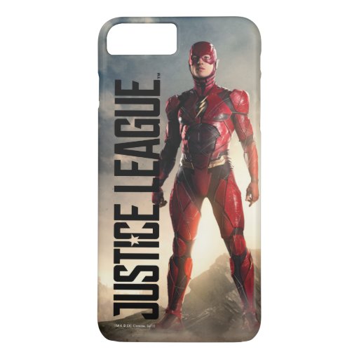 Justice League | The Flash On Battlefield iPhone 8 Plus/7 Plus Case