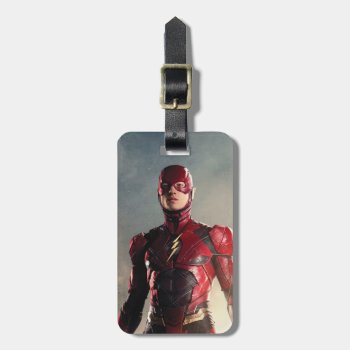 Justice League | The Flash On Battlefield Luggage Tag by justiceleague at Zazzle