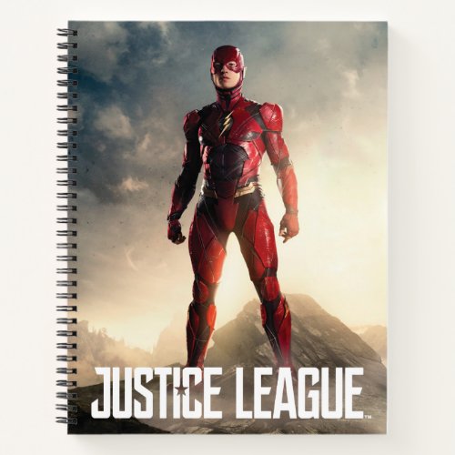 Justice League  The Flash On Battlefield Notebook