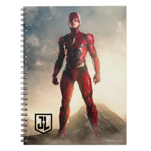 Justice League  The Flash On Battlefield Notebook
