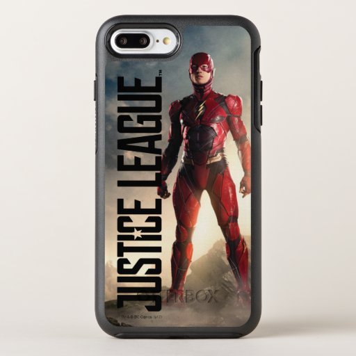 Justice League | The Flash On Battlefield OtterBox Symmetry iPhone 8 Plus/7 Plus Case