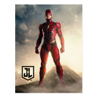 Justice League | The Flash On Battlefield Postcard