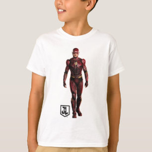 Justice League The Flash On Battlefield T-Shirt