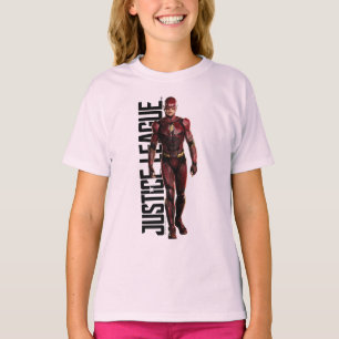Justice League The Flash On Battlefield T-Shirt