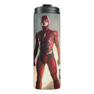 Justice League   The Flash On Battlefield Thermal Tumbler