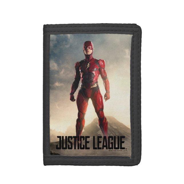 Justice League | The Flash On Battlefield Trifold Wallet (Front Vertical)