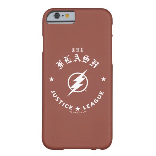 Justice League  The Flash Retro Lightning Emblem Barely There iPhone 6 Case