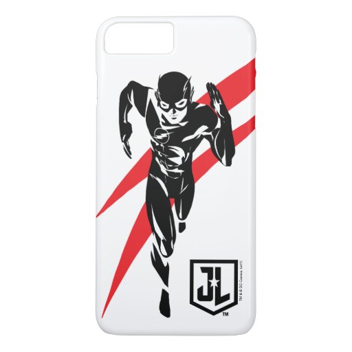 Justice League | The Flash Running Noir Pop Art iPhone 8 Plus/7 Plus Case