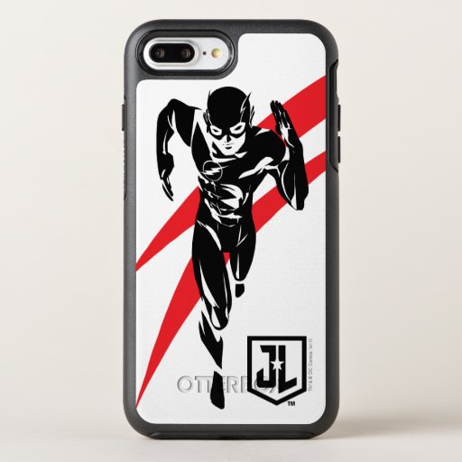 Justice League | The Flash Running Noir Pop Art OtterBox Symmetry iPhone 8 Plus/7 Plus Case