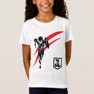 Justice League   The Flash Running Noir Pop Art T-Shirt