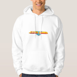 Justice League Thin Name and Shield Logo Hoodie