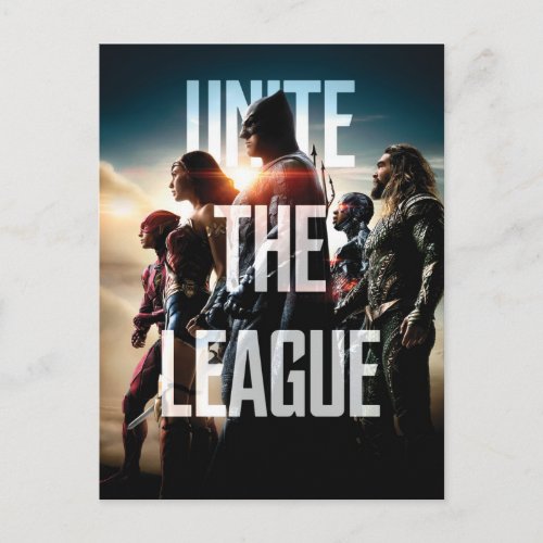 Justice League  Unite The League Postcard