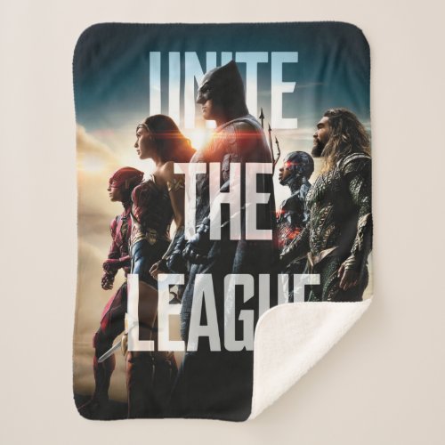Justice League  Unite The League Sherpa Blanket