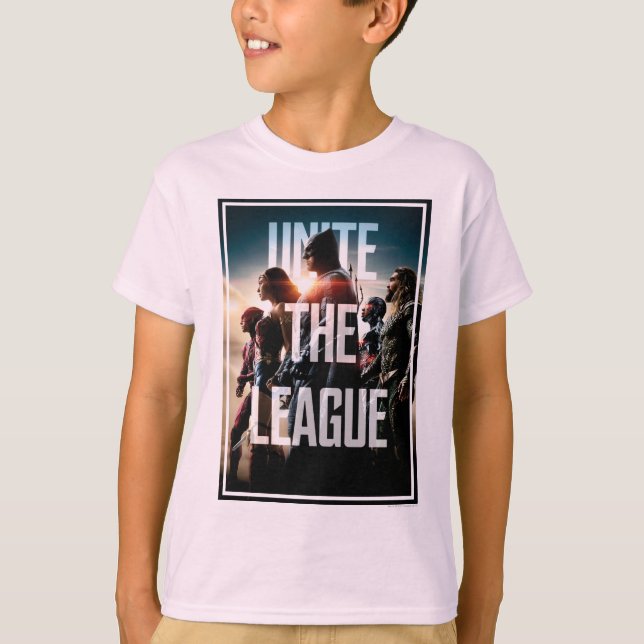 Justice League | Unite The League T-Shirt (Front)