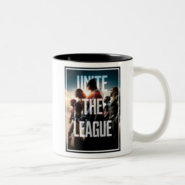 Justice League | Unite The League Two-Tone Coffee Mug (Right)