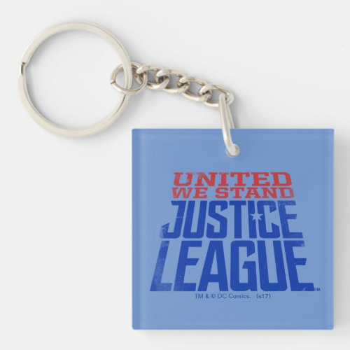 Justice League  United We Stand Graphic Keychain
