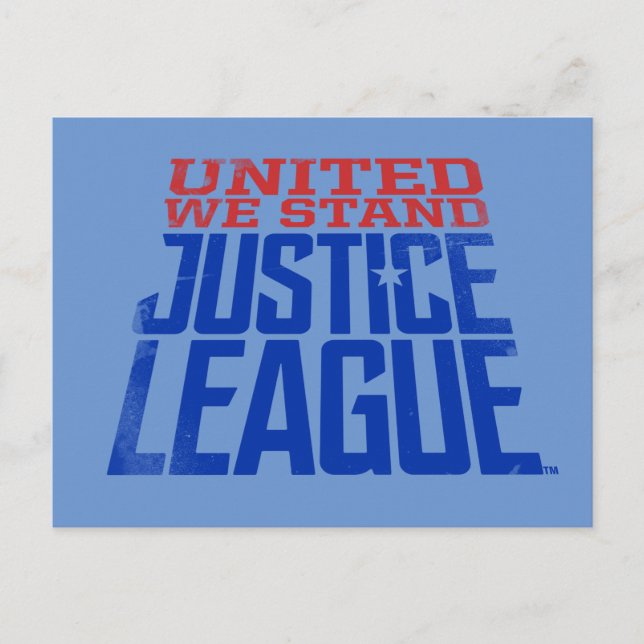 Justice League | United We Stand Graphic Postcard (Front)