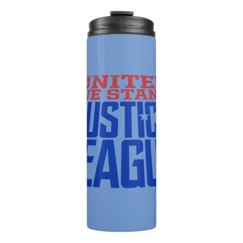 Justice League  United We Stand Graphic Thermal Tumbler
