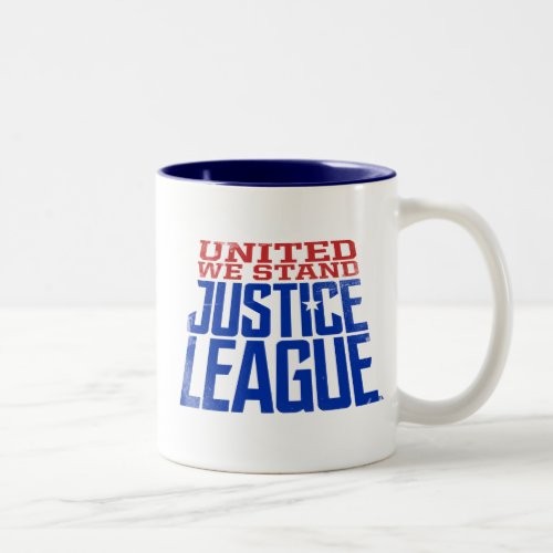 Justice League  United We Stand Graphic Two_Tone Coffee Mug