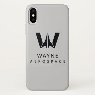 Justice League Wayne Aerospace Logo iPhone X Case