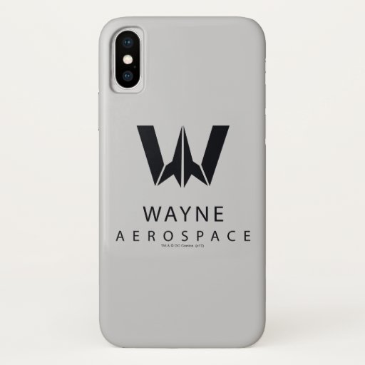 Justice League | Wayne Aerospace Logo iPhone X Case