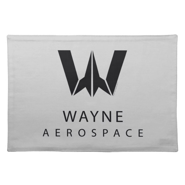 Justice League | Wayne Aerospace Logo Cloth Placemat (Front)