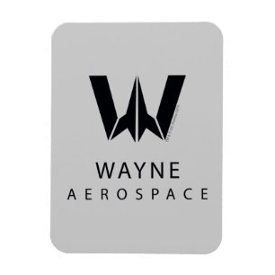 Justice League Wayne Aerospace Logo Magnet