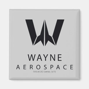 Justice League Wayne Aerospace Logo Magnet