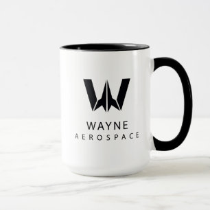 Justice League Wayne Aerospace Logo Mug