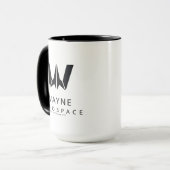 Justice League | Wayne Aerospace Logo Mug (Front Left)