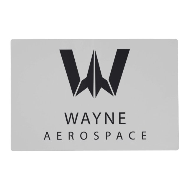 Justice League | Wayne Aerospace Logo Placemat (Front)