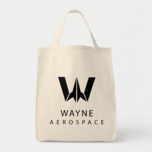 Justice League Wayne Aerospace Logo Tote Bag