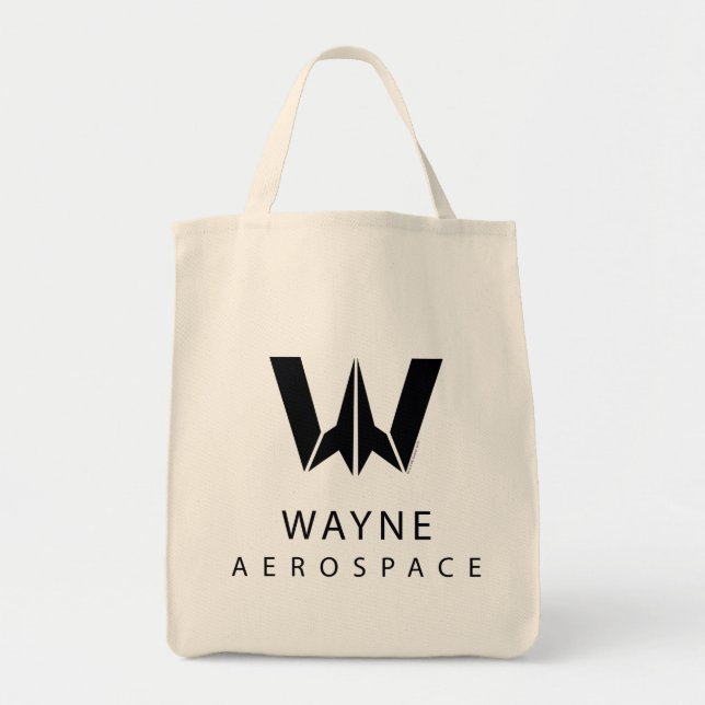 Justice League | Wayne Aerospace Logo Tote Bag (Front)