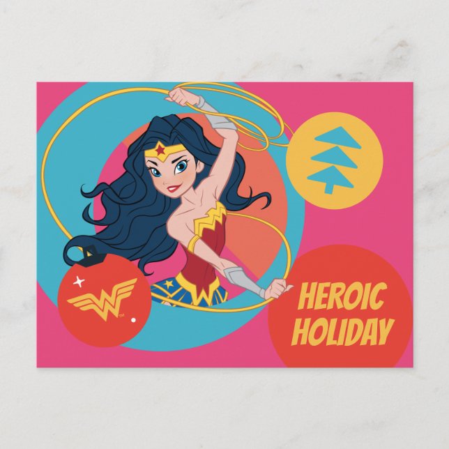 Justice League Wonder Woman Holiday Bauble (Front)