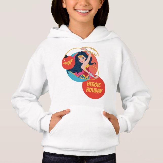 Justice League Wonder Woman Holiday Bauble Hoodie (Front)